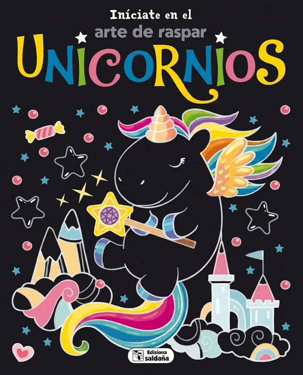 INICIATE EN EL ARTE DE RASPAR UNICORNIOS CASTILLO