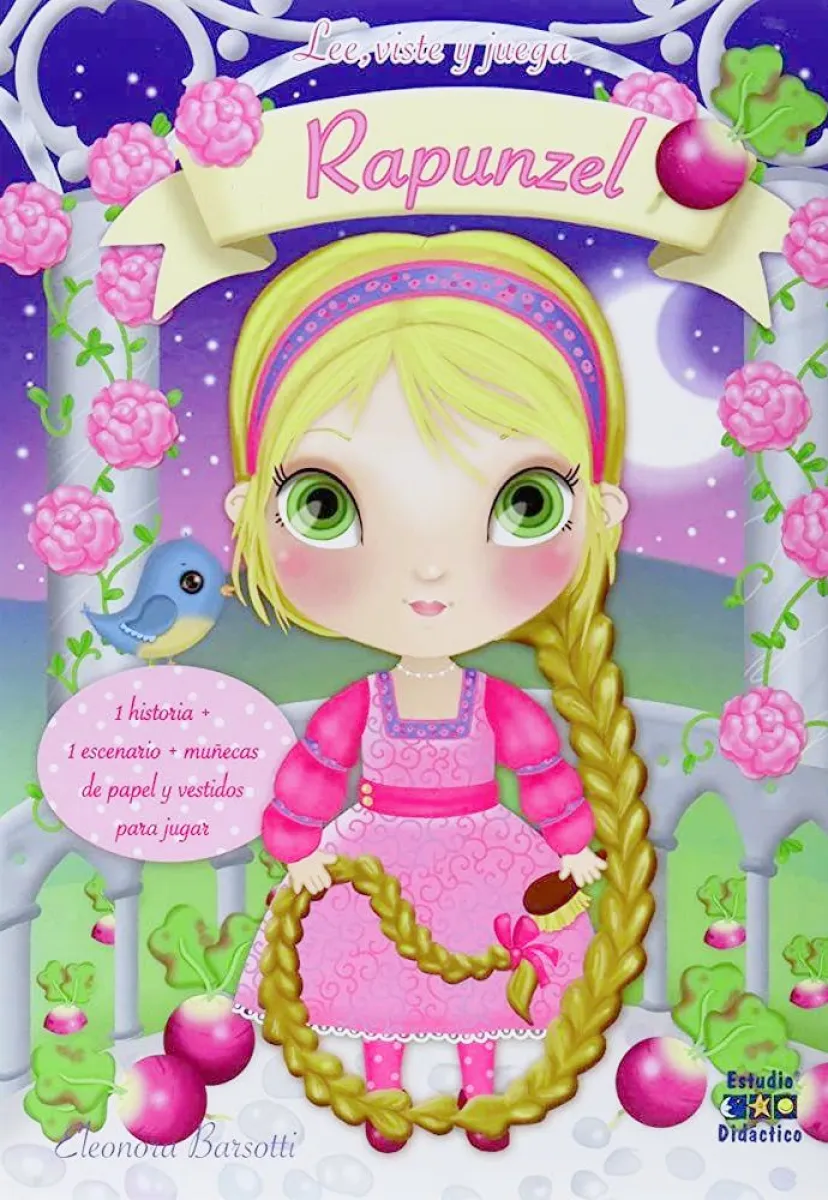 LEE VISTE Y JUEGA RAPUNZEL