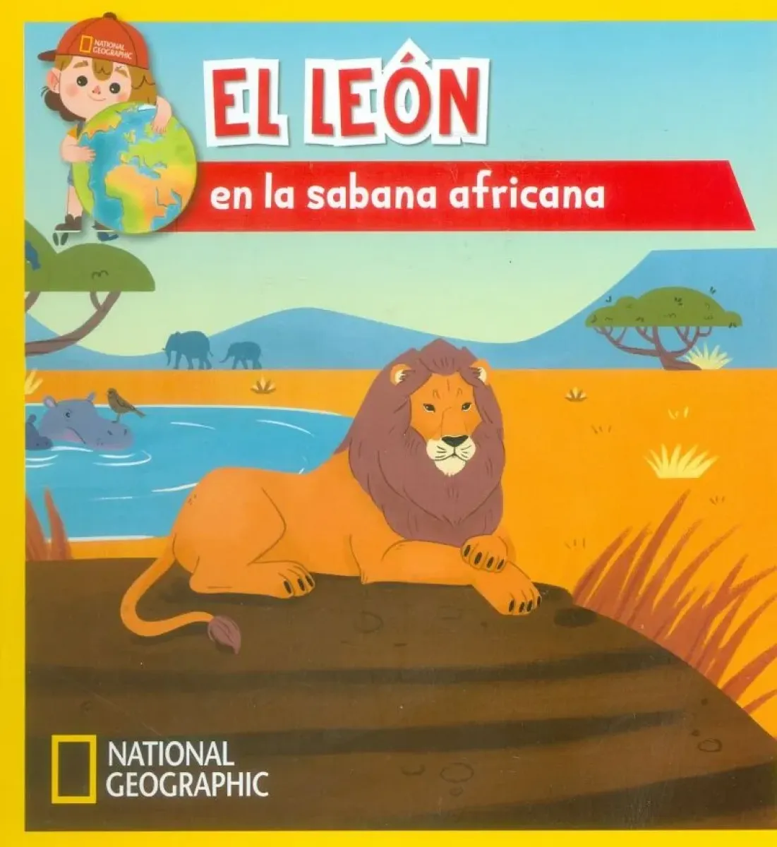 EL LEON EN LA SABANA AFRICANA