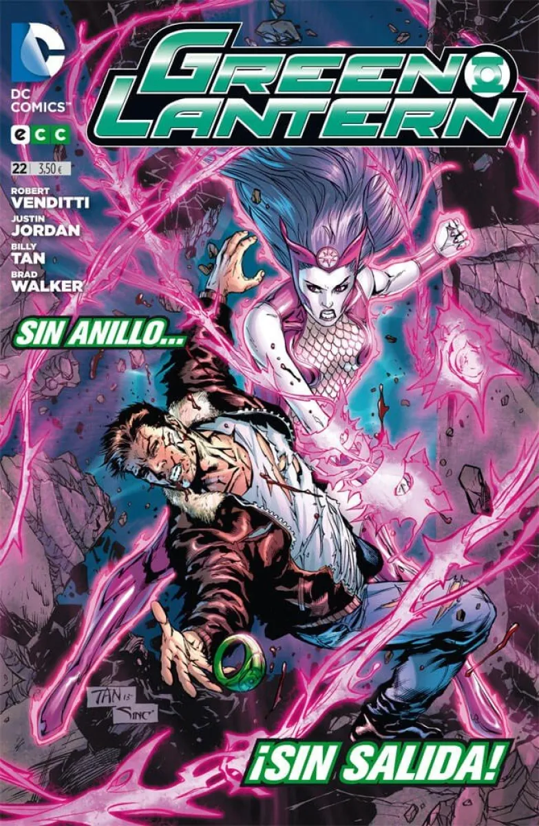 GREEN LANTERN 22 SIN ANILLO SIN SALIDA