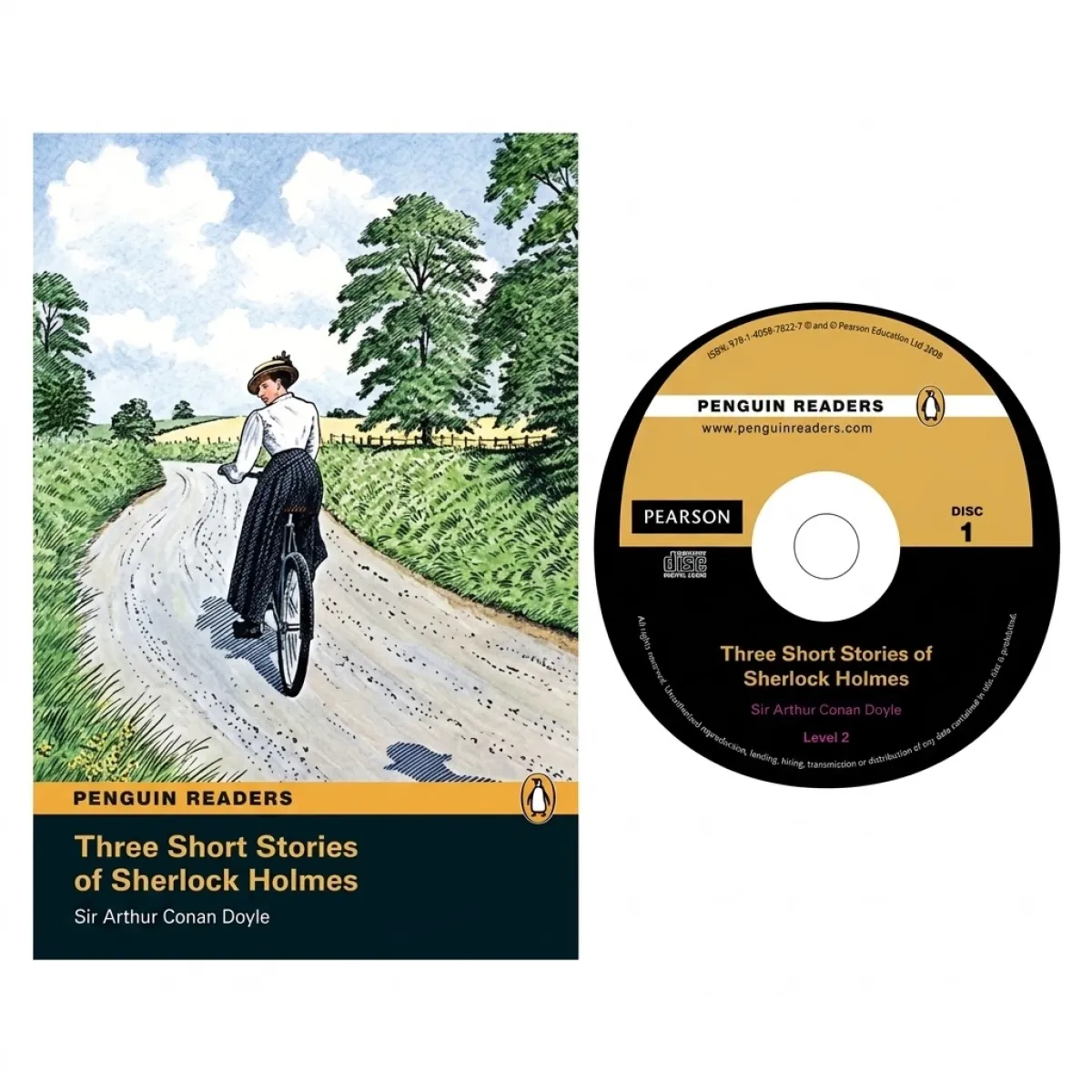 THREE SHORT STORIES OF SHERLOCK HOLMES CON CD