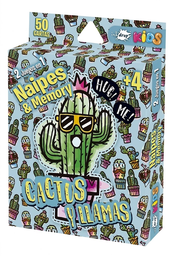 NAIPES Y MEMORY CACTUS Y LLAMAS