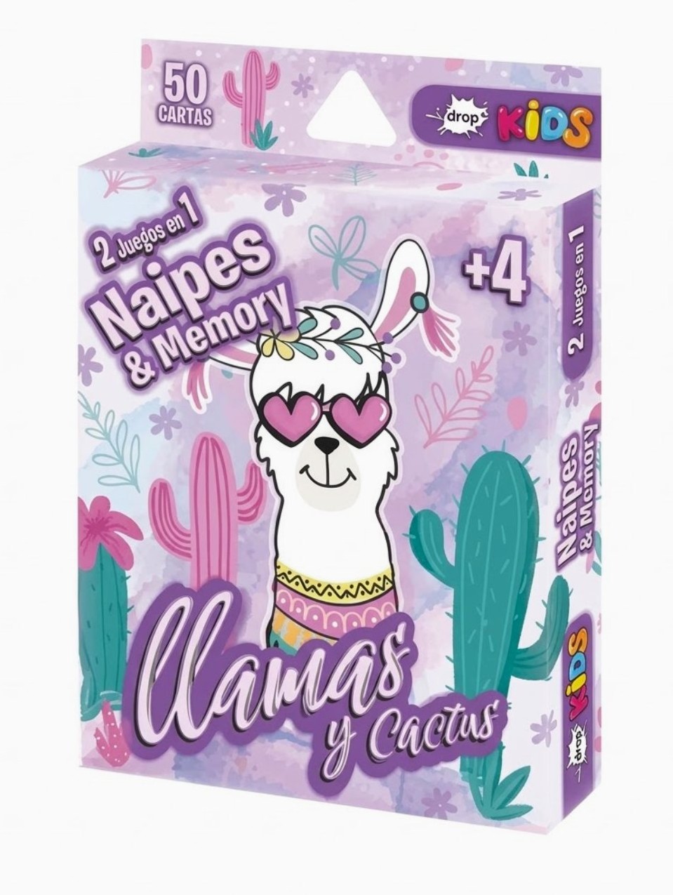 NAIPES Y MEMORY LLAMAS Y CACTUS