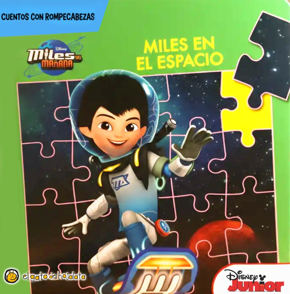 MILES EN EL ESPACIO CUENTO CON ROMPECABEZAS