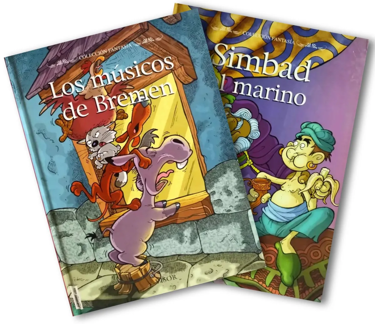 COLECCION FANTASIA 2 EN 1 | LOS MUSICOS DE BREMEN | SIMBAD EL MARINO