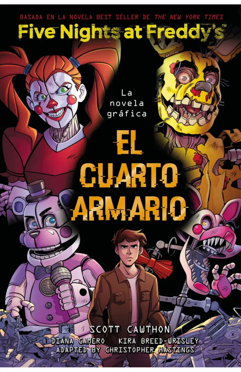 FIVE NIGHTS AT FREDDYS EL CUARTO ARMARIO LA NOVELA GRAFICA