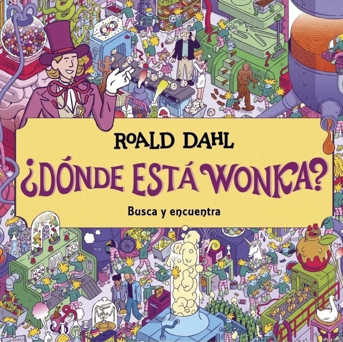 DONDE ESTA WONKA BUSCA Y ENCUENTRA